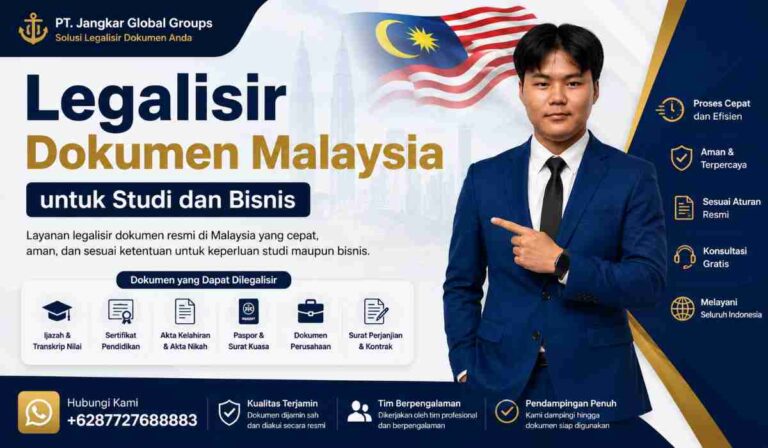 Legalisir Dokumen Malaysia untuk Studi dan Bisnis