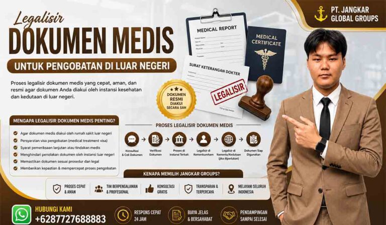 Legalisir Dokumen Medis untuk Pengobatan di Luar Negeri