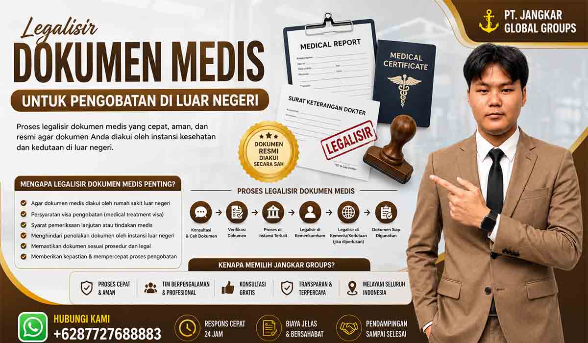Legalisir Dokumen Medis untuk Pengobatan di Luar Negeri