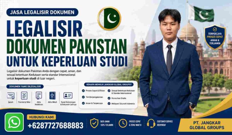 Legalisir Dokumen Pakistan untuk Keperluan Studi