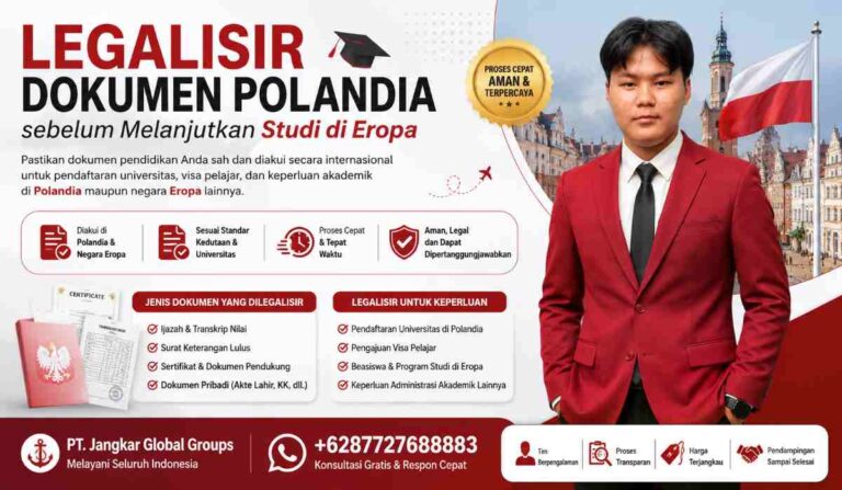 Legalisir Dokumen Polandia sebelum Melanjutkan Studi di Eropa