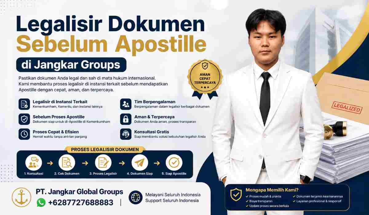 Legalisir Dokumen Sebelum Apostille di Jangkar Groups