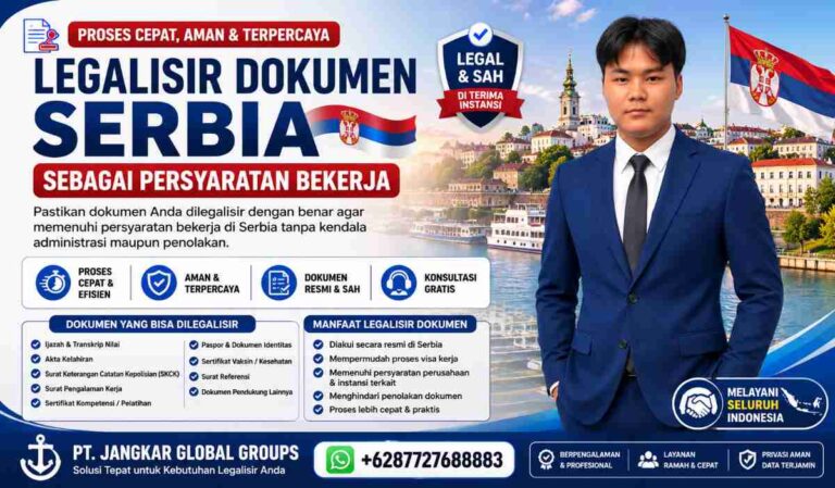 Legalisir Dokumen Serbia sebagai Persyaratan Bekerja