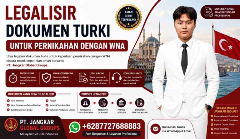 Legalisir Dokumen Turki untuk Pernikahan dengan WNA