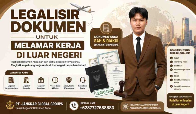 Legalisir Dokumen untuk Melamar Kerja di Luar Negeri
