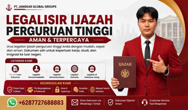 Legalisir Ijazah Perguruan Tinggi Aman & Terpercaya