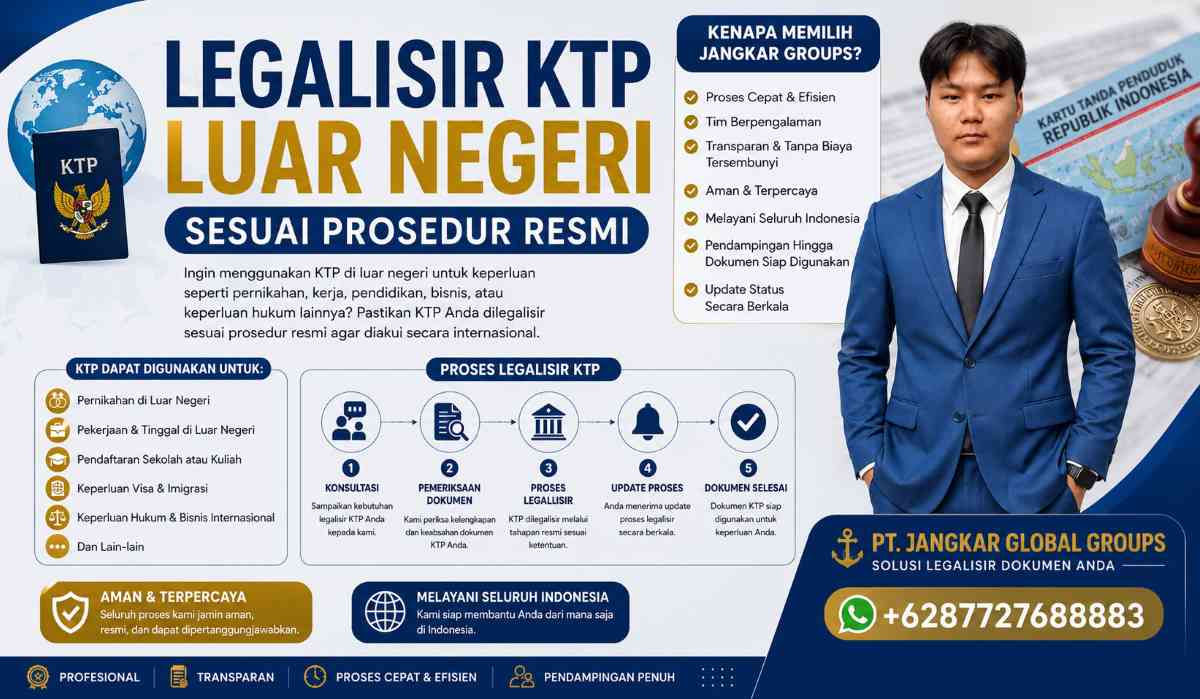Legalisir KTP Luar Negeri Sesuai Prosedur Resmi