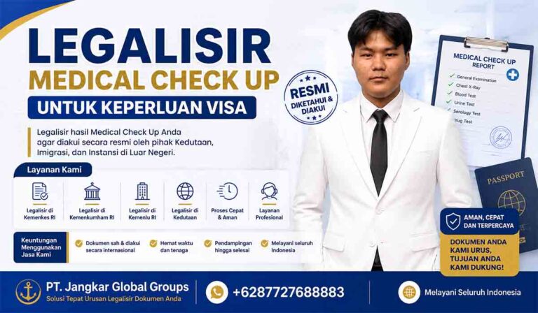 Legalisir Medical Check Up untuk Keperluan Visa