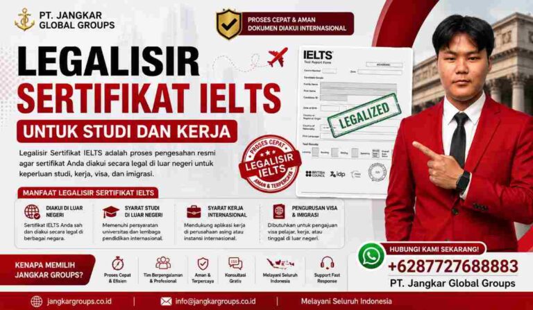Legalisir Sertifikat IELTS untuk Studi dan Kerja