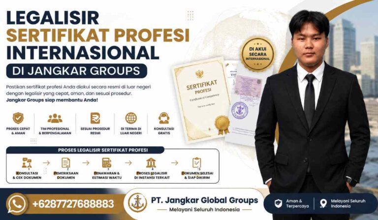 Legalisir Sertifikat Profesi Internasional di Jangkar Groups