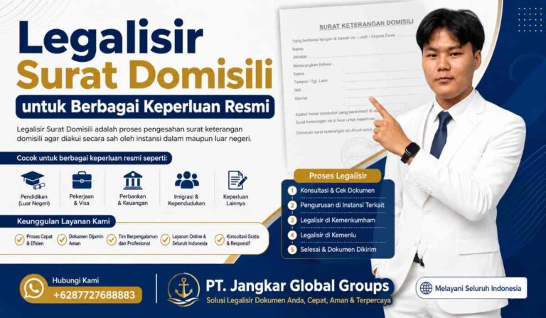 Legalisir Surat Domisili untuk Berbagai Keperluan Resmi