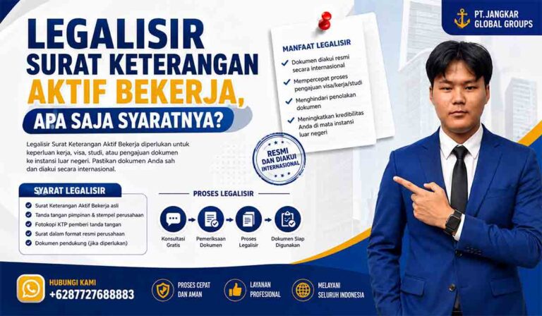 Legalisir Surat Keterangan Aktif Bekerja, Apa Saja Syaratnya