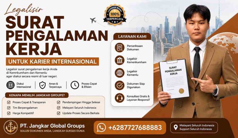 Legalisir Surat Pengalaman Kerja untuk Karier Internasional