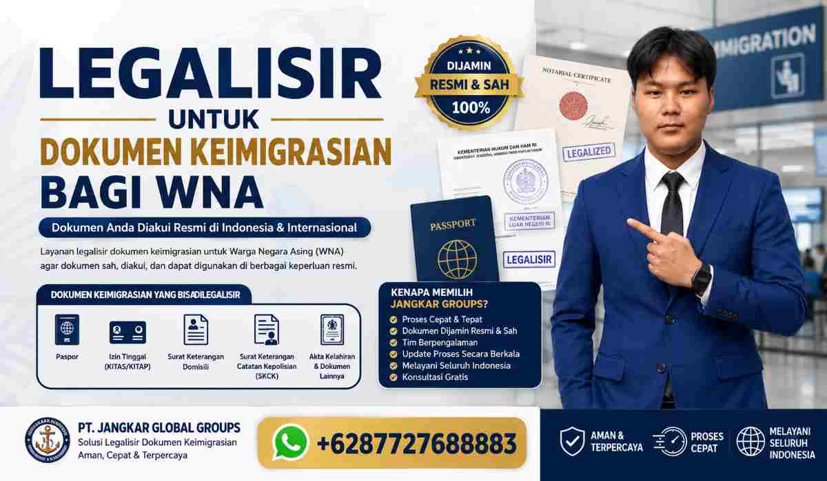 Legalisir untuk Dokumen Keimigrasian bagi WNA