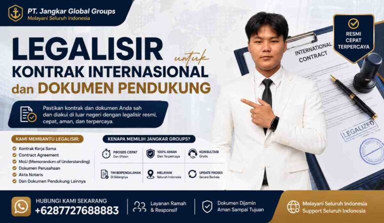Legalisir untuk Kontrak Internasional dan Dokumen Pendukung