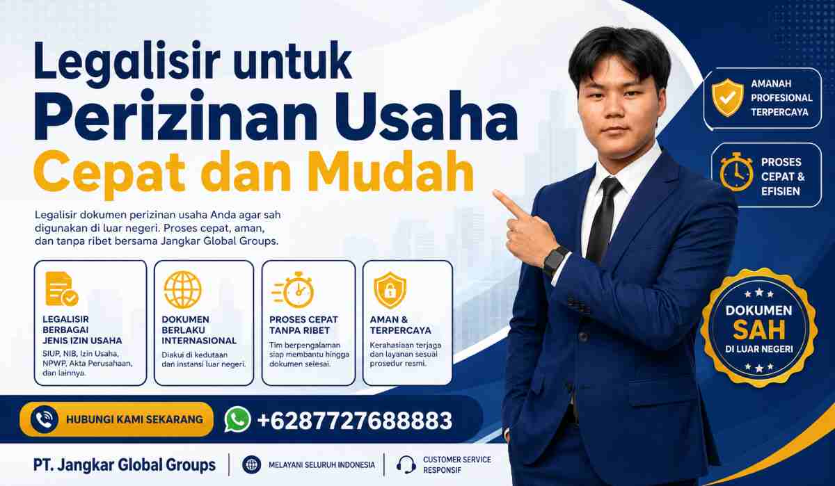 Legalisir untuk Perizinan Usaha Cepat dan Mudah