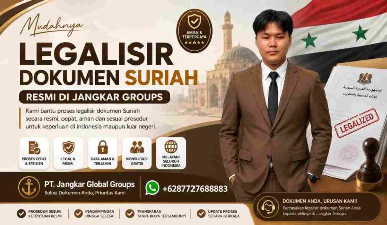 Mudahnya Legalisir Dokumen Suriah Resmi di Jangkar Groups