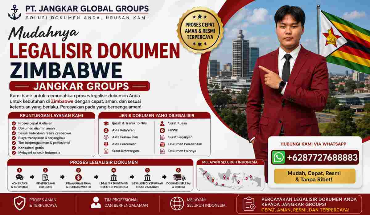 Mudahnya Legalisir Dokumen Zimbabwe Jangkar Groups