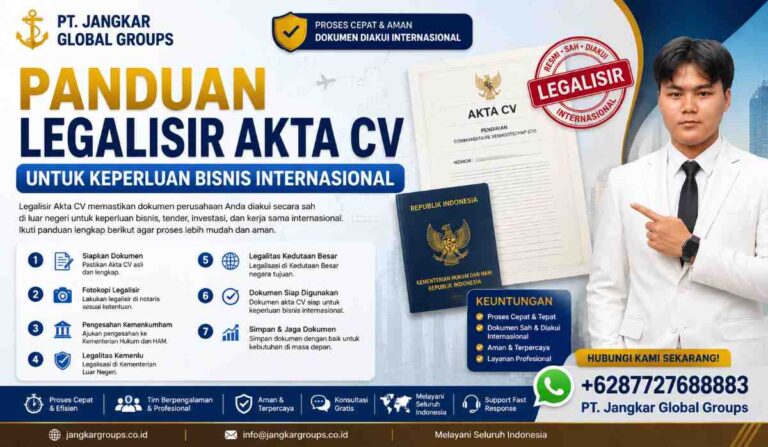 Panduan Legalisir Akta CV untuk Keperluan Bisnis Internasional