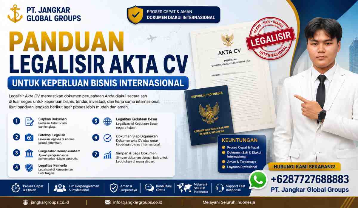 Panduan Legalisir Akta CV untuk Keperluan Bisnis Internasional