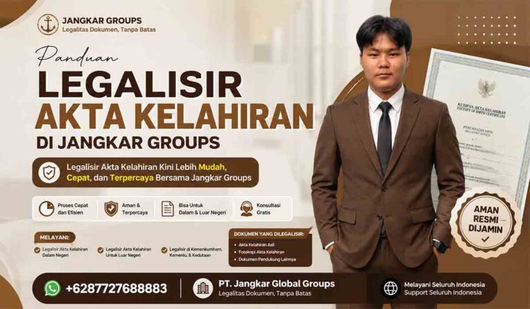 Panduan Legalisir Akta Kelahiran di Jangkar Groups