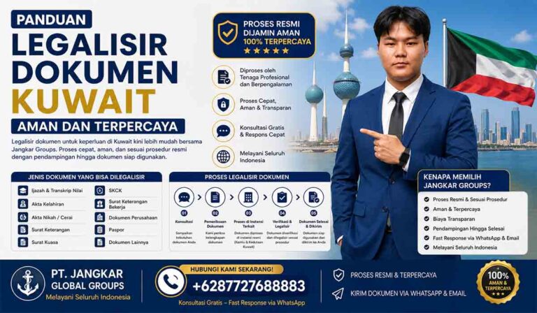 Panduan Legalisir Dokumen Kuwait Aman dan Terpercaya ini