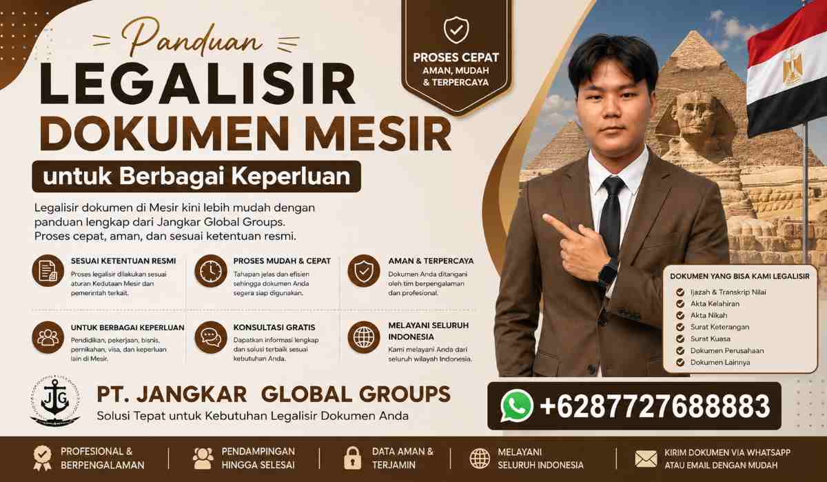 Panduan Legalisir Dokumen Mesir untuk Berbagai Keperluan
