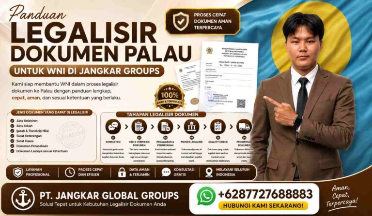 Panduan Legalisir Dokumen Palau untuk WNI di Jangkar Groups