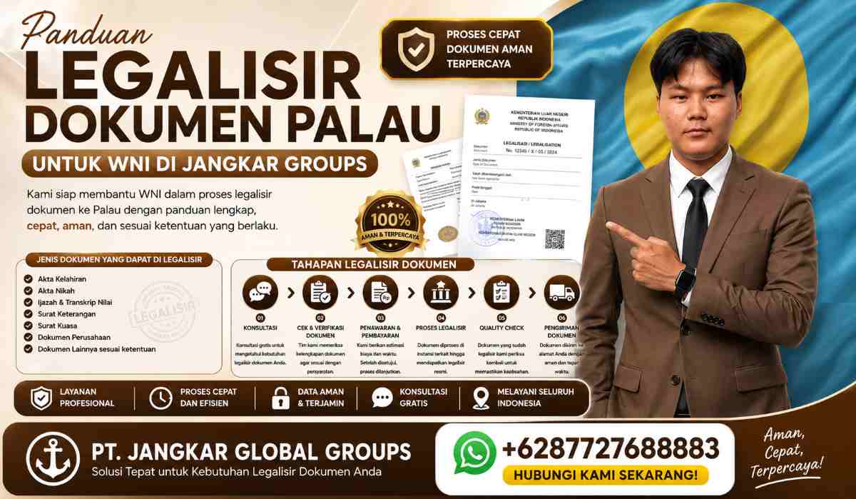 Panduan Legalisir Dokumen Palau untuk WNI di Jangkar Groups