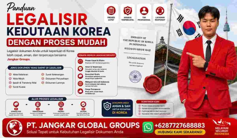 Panduan Legalisir Kedutaan Korea dengan Proses Mudah