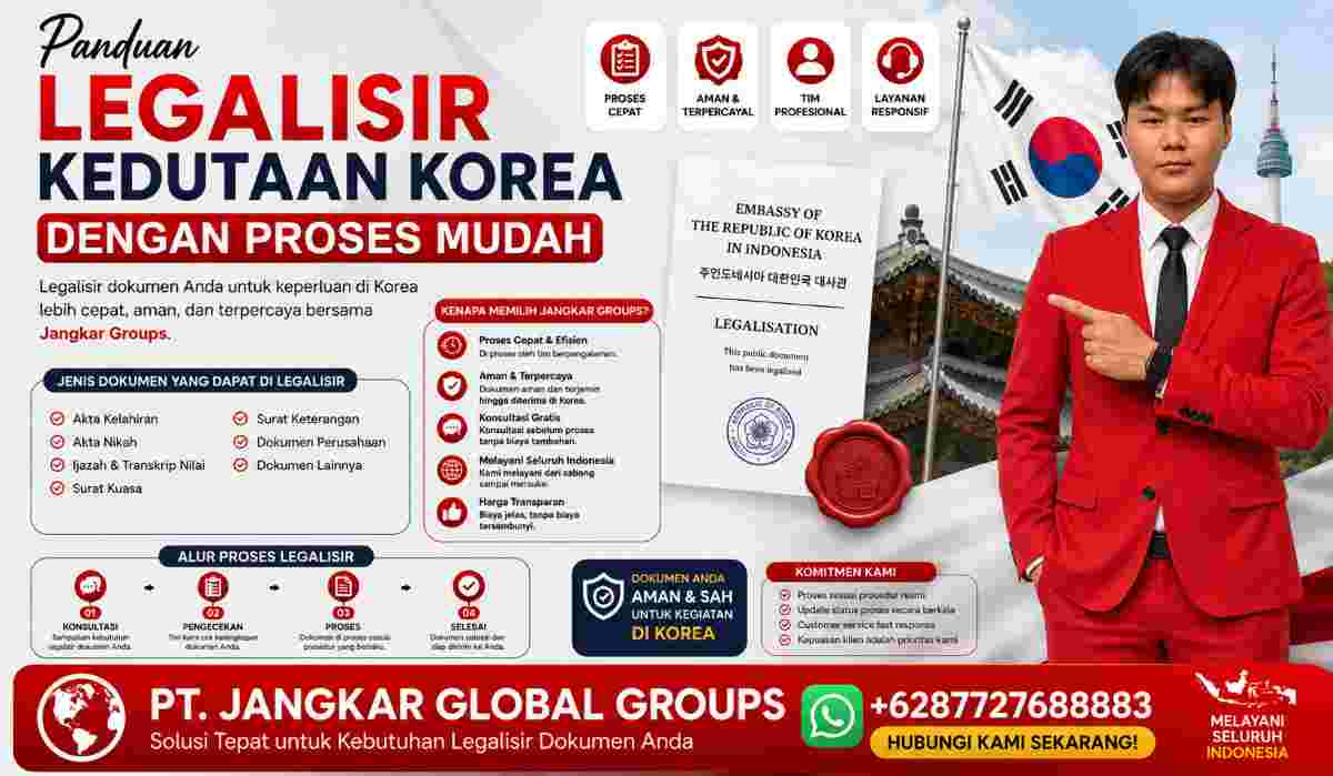 Panduan Legalisir Kedutaan Korea dengan Proses Mudah