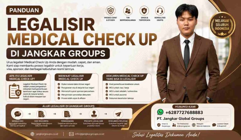 Panduan Legalisir Medical Check Up di Jangkar Groups