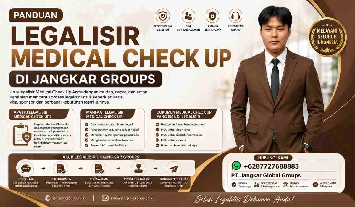 Panduan Legalisir Medical Check Up di Jangkar Groups