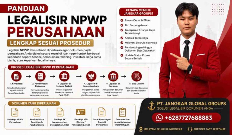 Panduan Legalisir NPWP Perusahaan Lengkap Sesuai Prosedur