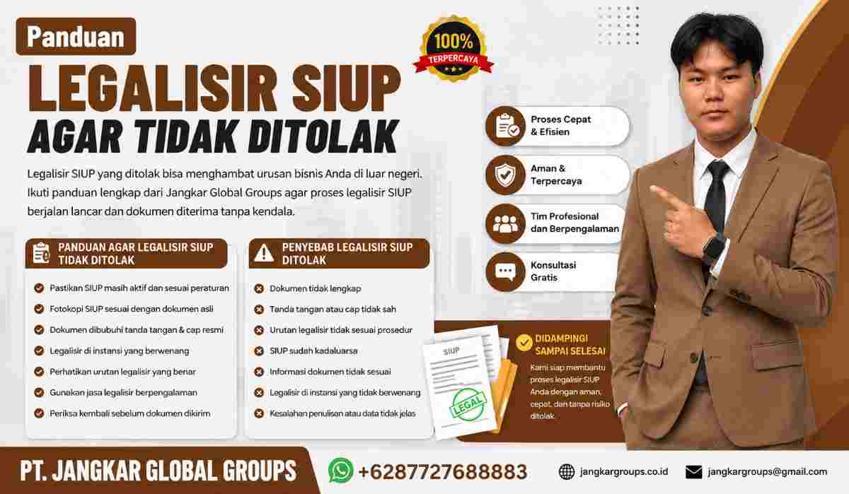 Panduan Legalisir SIUP agar Tidak Ditolak