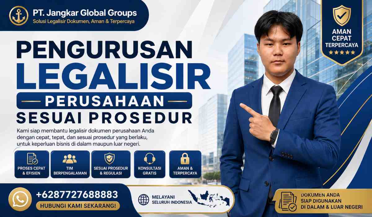 Pengurusan Legalisir Perusahaan Sesuai Prosedur