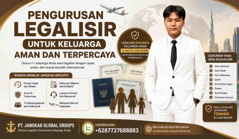Pengurusan Legalisir untuk Keluarga Aman dan Terpercaya