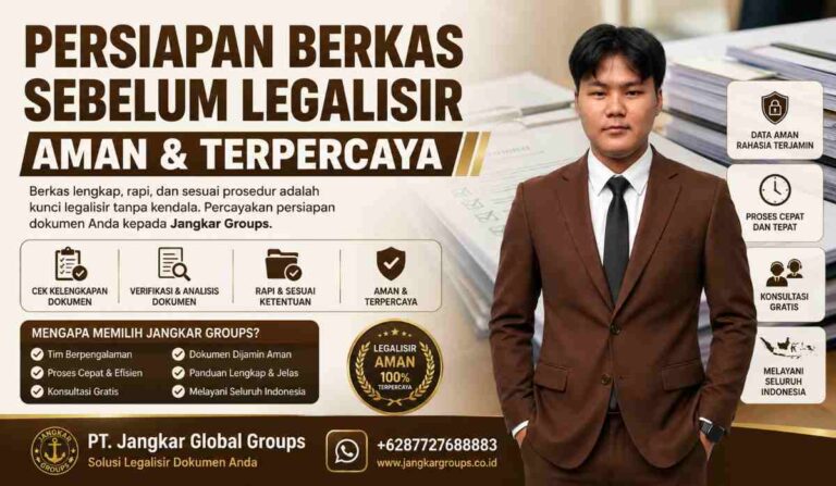 Persiapan Berkas Sebelum Legalisir Aman & Terpercaya