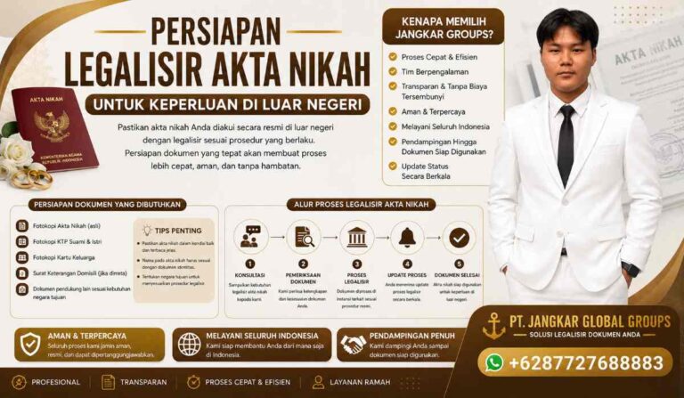 Persiapan Legalisir Akta Nikah untuk Keperluan di Luar Negeri