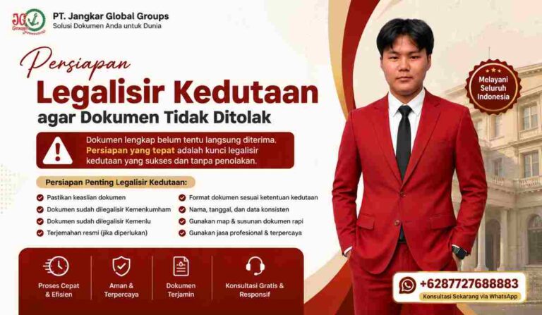 Persiapan Legalisir Kedutaan agar Dokumen Tidak Ditolak