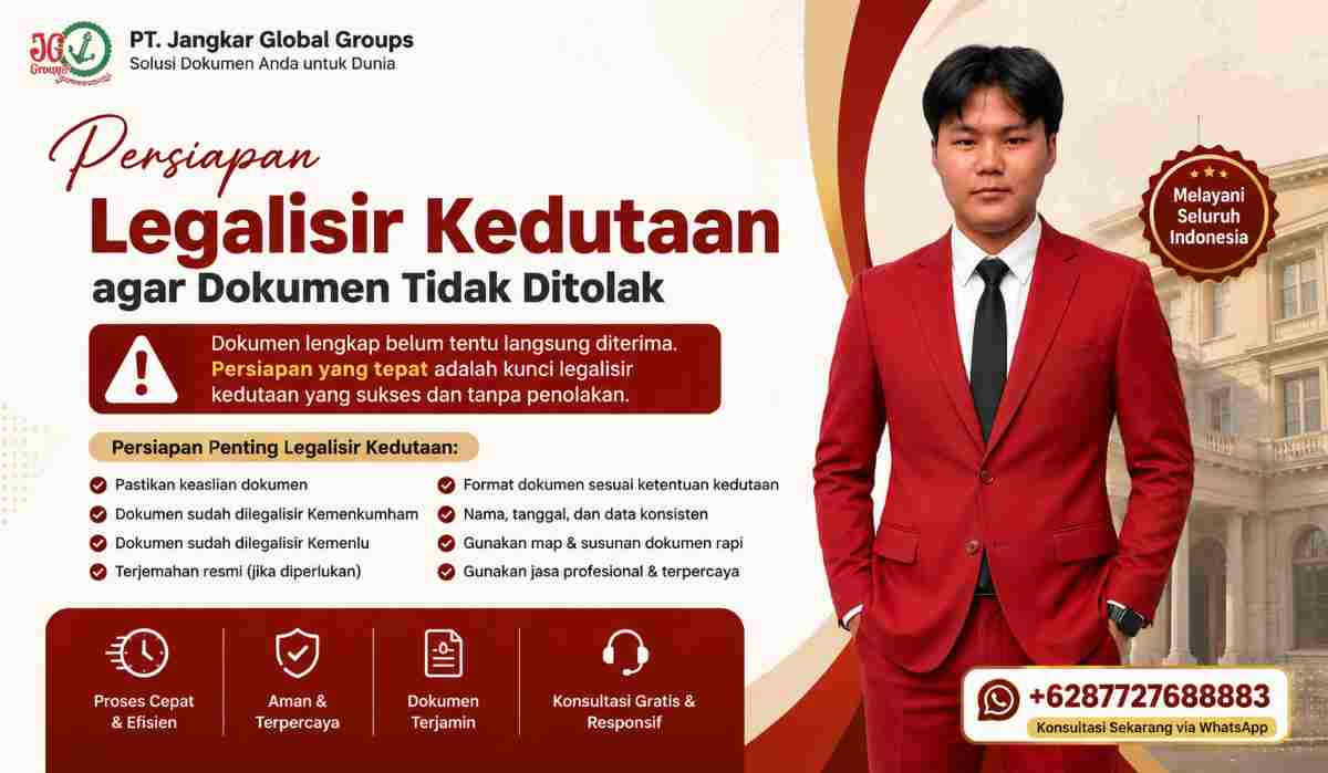 Persiapan Legalisir Kedutaan agar Dokumen Tidak Ditolak