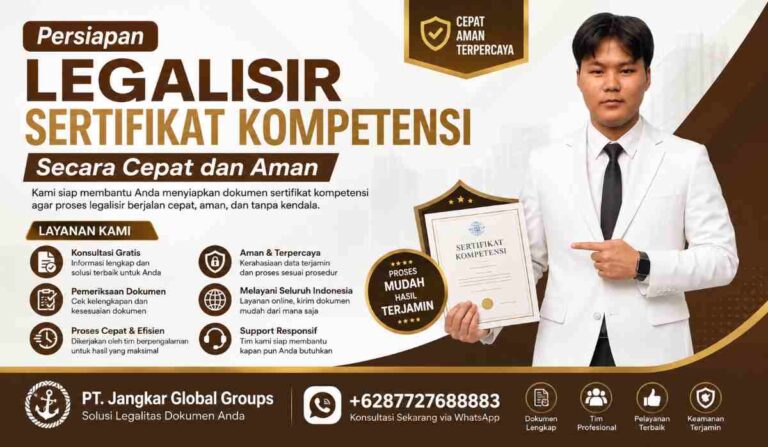 Persiapan Legalisir Sertifikat Kompetensi Secara Cepat dan Aman