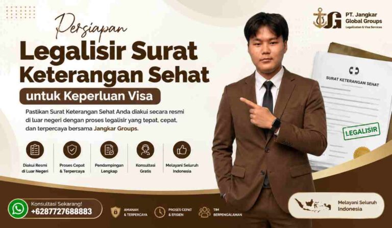 Persiapan Legalisir Surat Keterangan Sehat untuk Keperluan Visa