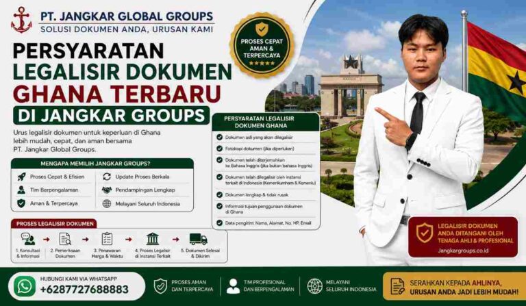 Persyaratan Legalisir Dokumen Ghana Terbaru di Jangkar Groups