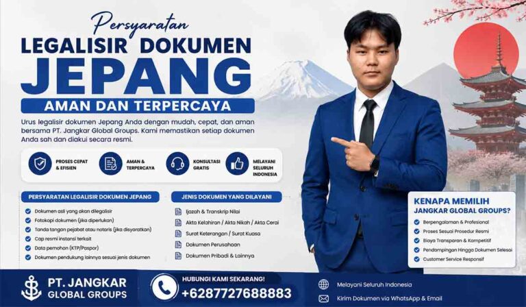 Persyaratan Legalisir Dokumen Jepang Aman dan Terpercaya