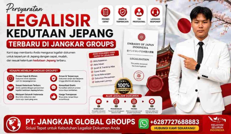 Persyaratan Legalisir Kedutaan Jepang Terbaru di Jangkar Groups
