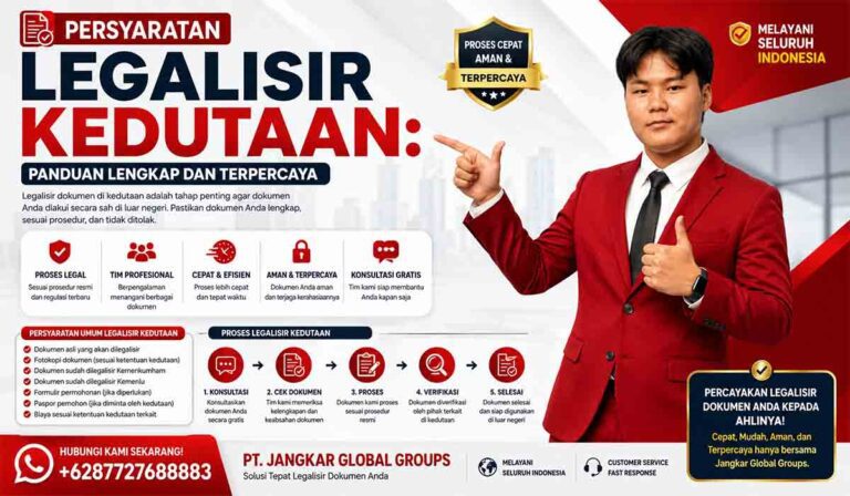 Persyaratan Legalisir Kedutaan Panduan Lengkap dan Terpercaya ini
