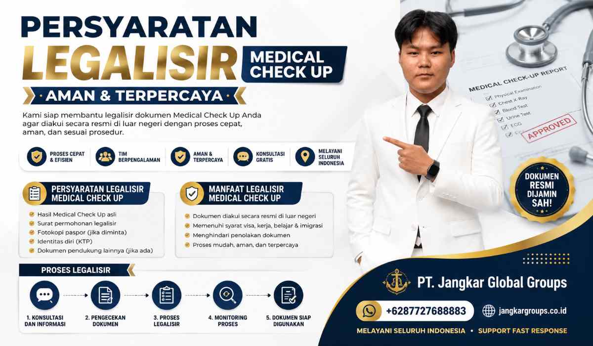 Persyaratan Legalisir Medical Check Up Aman & Terpercaya