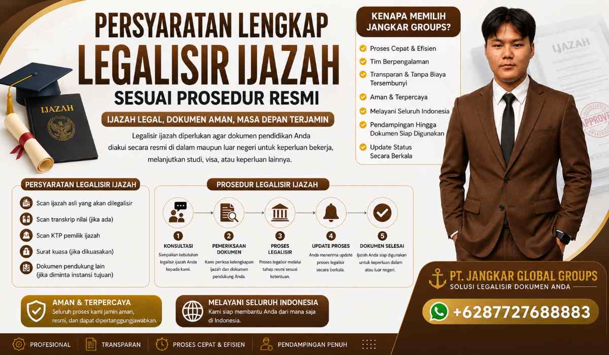 Persyaratan Lengkap Legalisir Ijazah Sesuai Prosedur Resmi