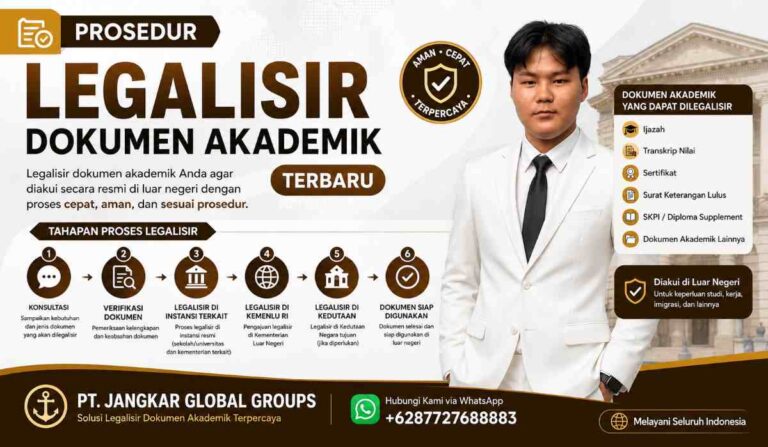 Prosedur Legalisir Dokumen Akademik Terbaru